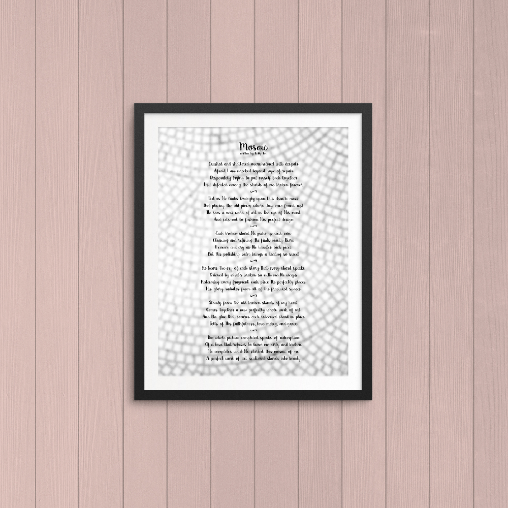 Making Mosaics Oh Lord Help Us