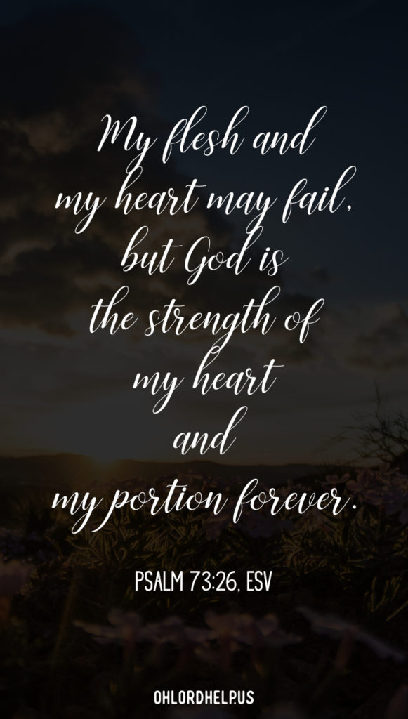 Our hope, and our inheritance is not found in earthly things. Our inheritance is the promise of the Creator Himself.