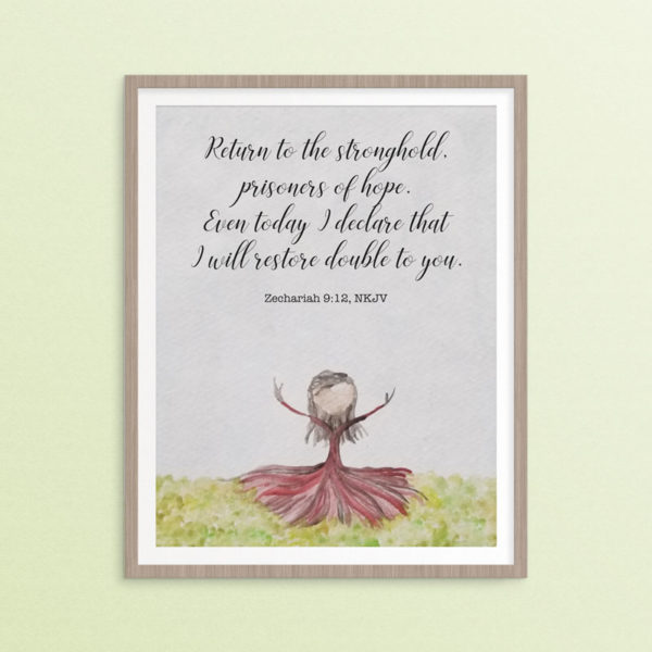 digital print, watercolor, hope, Oh Lord Help Us, Christian, women, ministry, encouragement