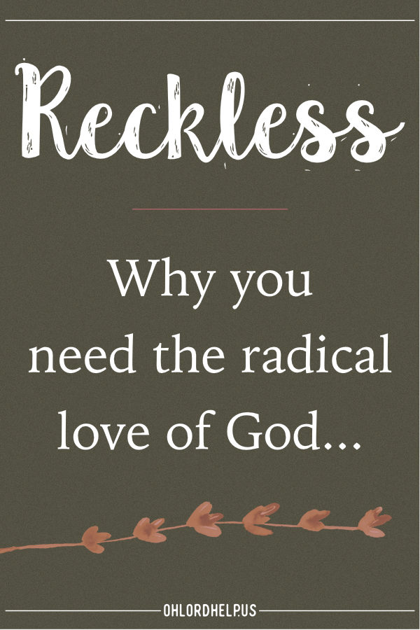 At the core of every human being is the requirement to be known and to be loved. It’s not optional; our Creator placed it there. And His reckless love is the key to filling our need. #recklesslove