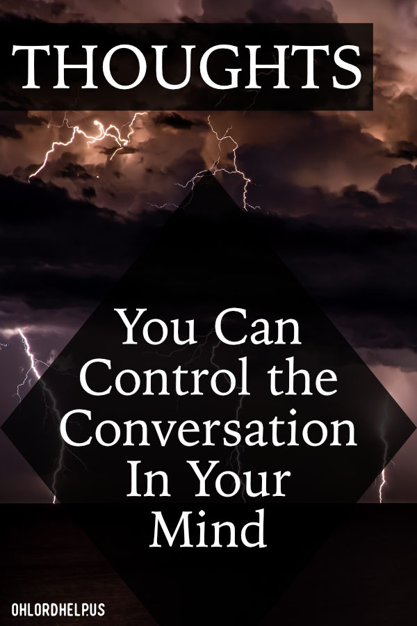 Critical thoughts run rampant and leave us discouraged. Is it possible to control the conversation in the mind? Can we retrain our minds, and replace negative thoughts with things that are uplifting to ourselves and others? #renewingthemind #thoughts #spiritualgrowth