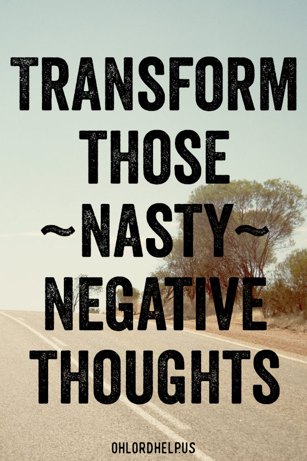 Negative thinking is very common. Especially when it's directed at ourselves. The more we confirm a thought, the easier it is to believe it. Women of Faith | Spiritual Growth | Scripture Study | Christian Mentoring | Daily Devotional