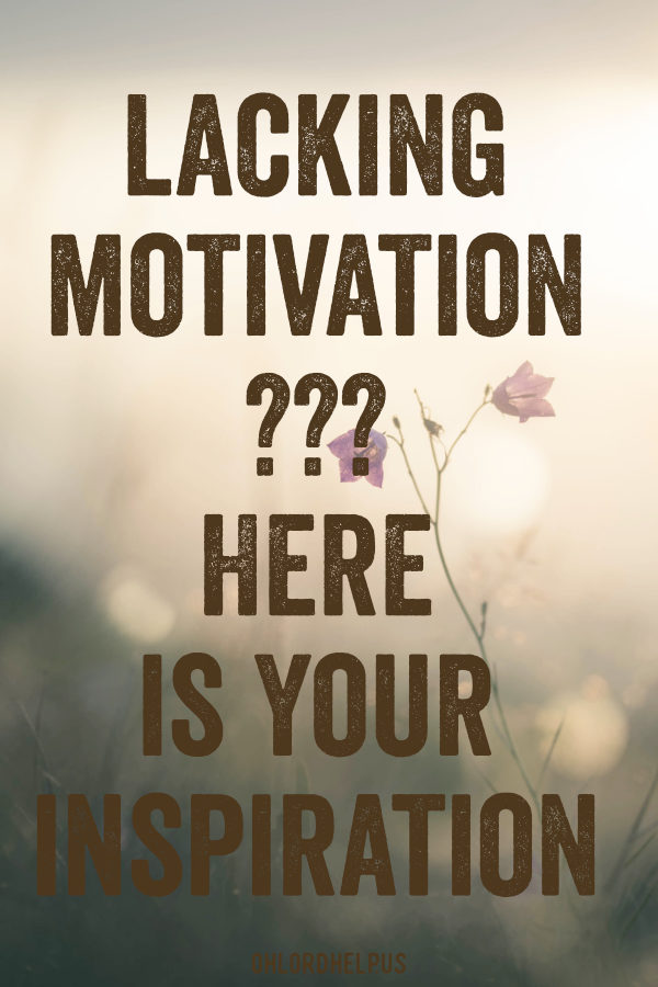 Usually, the only obstacle standing in the way of motivation is ourselves. Here is where you can find lasting inspiration. Women of Faith | Spiritual Growth | Scripture Study | Christian Mentoring | Daily Devotional