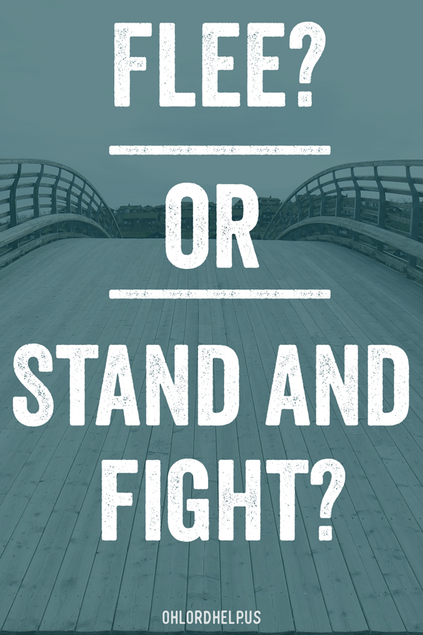 Flee When it is Time to Run Away Instead of Standing to Fight