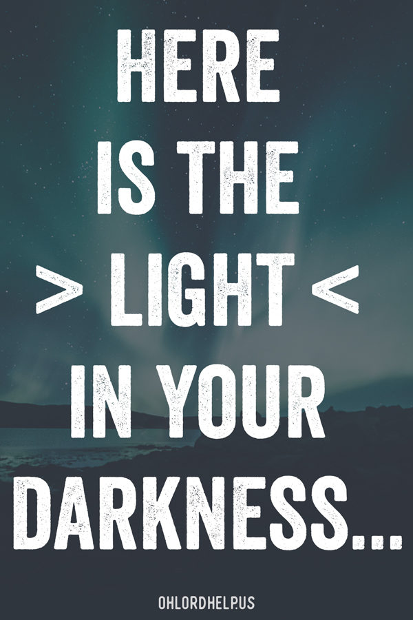 Darkness is overwhelming. But God has pursued us through our darkness. He sits beside us, waiting to pull us out by His grace. Women of Faith | Spiritual Growth | Scripture Study | Christian Mentoring | Daily Devotional