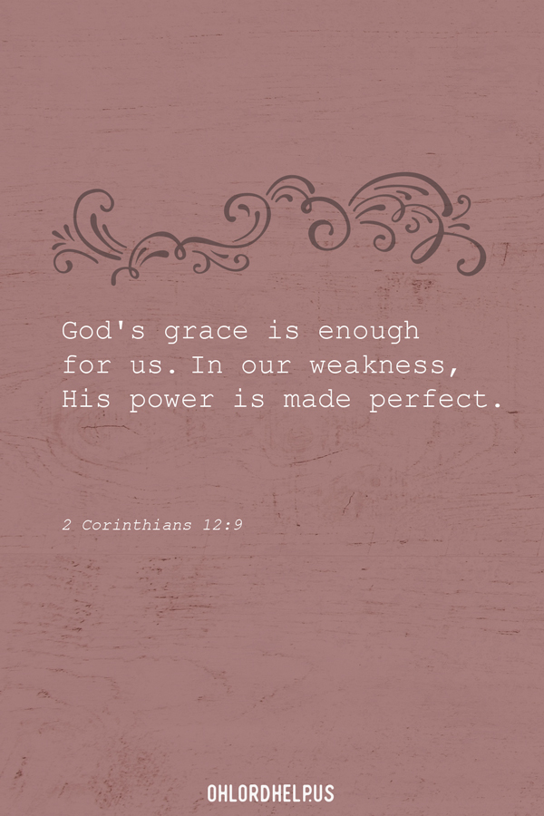 The gift of God's grace can be hard to accept. Acceptance means we are flawed and need help. But God's kindness sustains us in our weaknesses. Women of Faith | Spiritual Growth | Scripture Study | Christian Mentoring | Daily Devotional