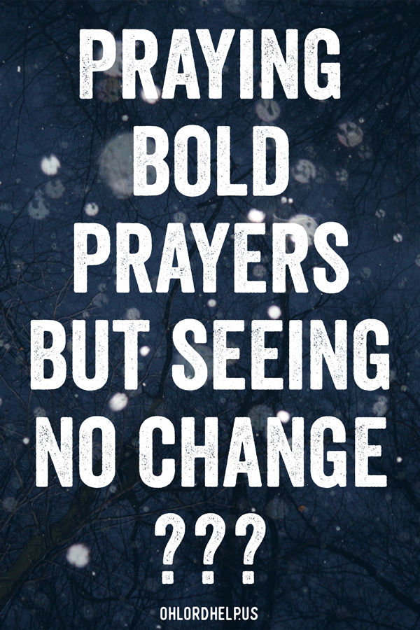 Having big faith doesn't always mean our circumstances change. We can have assurance in the promises of the Lord, even we do not see His plans. Women of Faith | Spiritual Growth | Scripture Study | Christian Mentoring | Daily Devotional #devotional #scripture #faith #prayer #trust #suffering