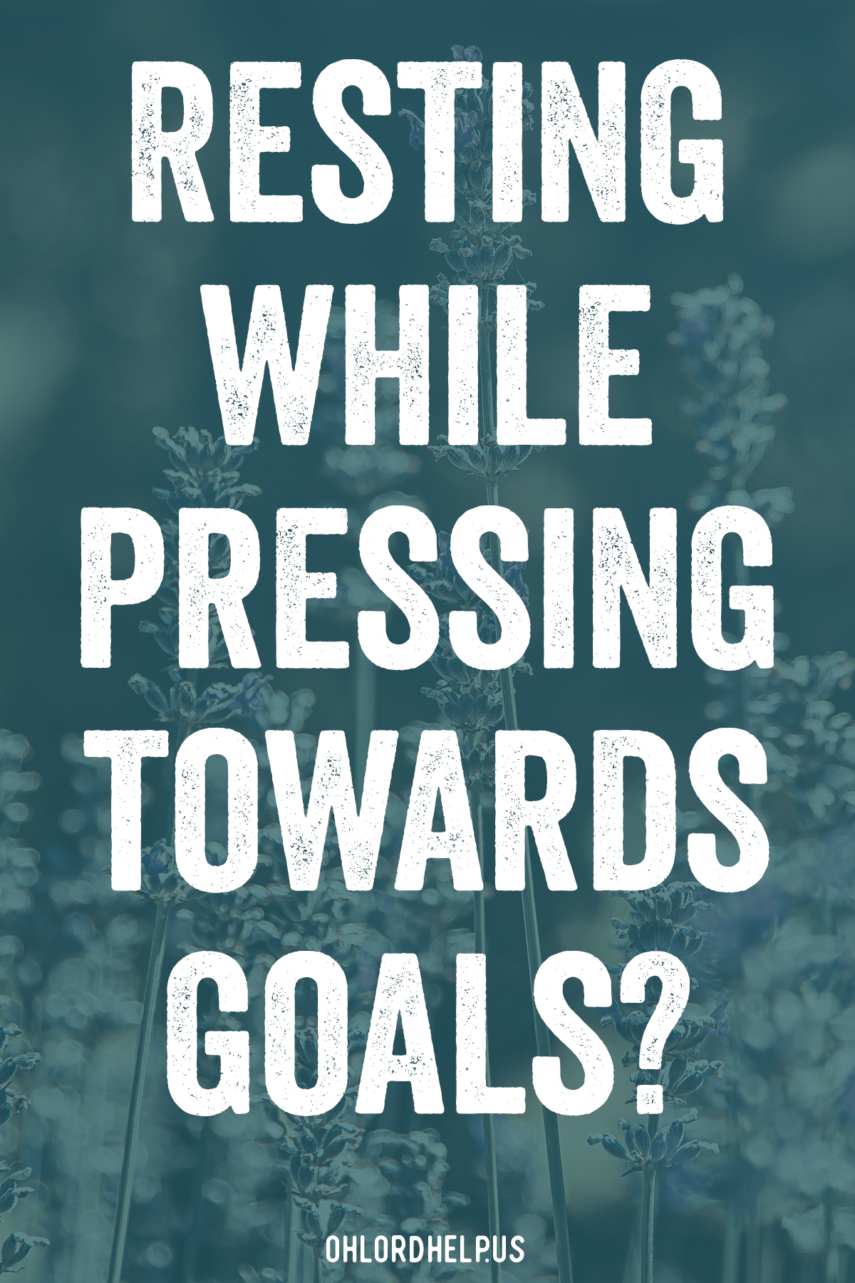 The unknown can be restful, once we accept that our goal is not in arriving somewhere or accomplishing anything. Our goal occurs within the journey. Women of Faith | Spiritual Growth | Scripture Study | Christian Mentoring | Daily Devotional #devotional #encouragement #goals #journey #rest