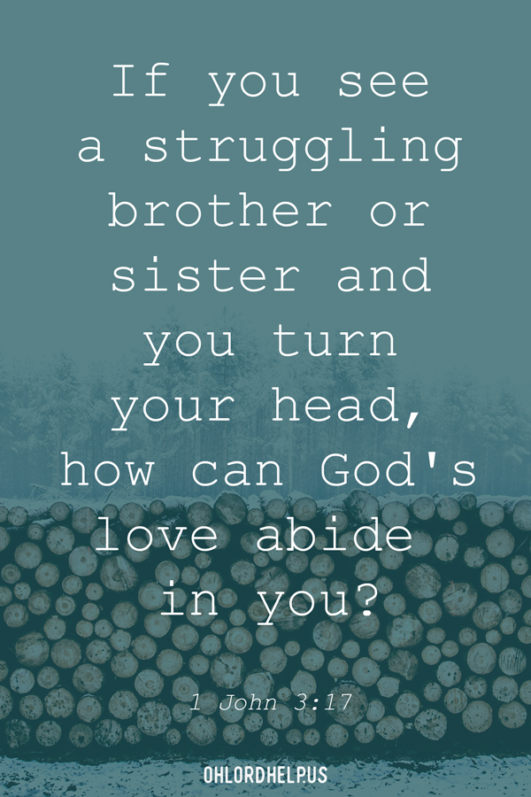 God calls us to provide helping hands in our spheres of influence. We must all take part in providing for the needs of those around us. Women of Faith | Spiritual Growth | Scripture Study | Christian Mentoring | Daily Devotional #devotional #scripture #community #help #serve # love #encouragement