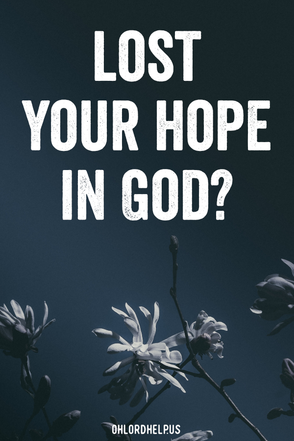 Circumstances can pull us away from our once fierce hope in the Lord. We don't know the whole story and must submit our "hoped for's" to God's divine plan. Women of Faith | Spiritual Growth | Scripture Study | Christian Mentoring | Daily Devotional #devotional #scripture #salvation #freedom #hope 