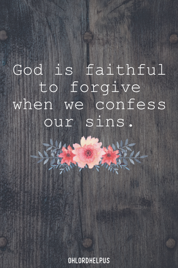 Without confessing our hidden sins to God, they will seep to the outside of our lives. We must surrender our secrets for a blessing and hope-filled life. Women of Faith | Spiritual Growth | Scripture Study | Christian Mentoring | Daily Devotional #scripture #devotional #blessings #forgiveness #confess #sin