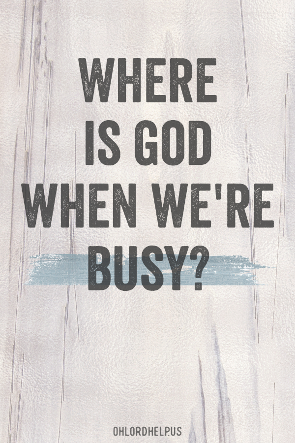 It seems the norm is to be extremely busy. In our scatterbrained state, we can often miss God in the midst of the chaos but He is there. Women of Faith | Spiritual Growth | Scripture Study | Christian Mentoring | Daily Devotional #scripture #devotional #chaos #busy #busyness #peace