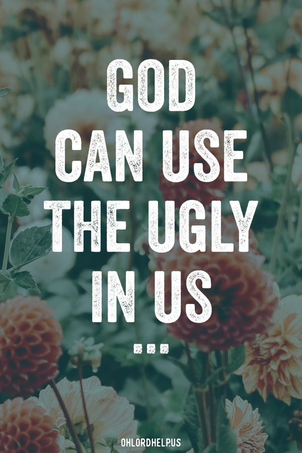 Disappointments and ugliness we want to be washed away, are often opportunities God uses to create beauty. Our suffering produces a steadfast hope. Women of Faith | Spiritual Growth | Scripture Study | Christian Mentoring | Daily Devotional #devotional #scripture #beauty #disappointment #hope #suffering #weakness #weaknesses